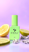 DNKa' Cover Base #0079 Joy - żółta baza hybrydowa z białymi płatkami, 12 ml