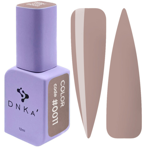 DNKa' Gel Polish Color #0011 - lakier hybrydowy orzechowy brąz, 12 ml