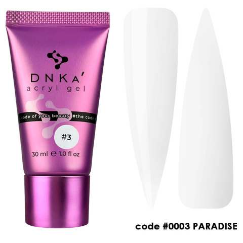 DNKa' Acryl Gel #0003 Paradise, 30 ml