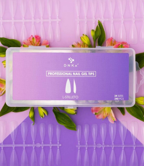DNKa' PROFESSIONAL NAIL GEL TIPS ,L-STILLETO 240pcs DNKa' PROFESSIONAL NAIL GEL TIPS ,L-STILLETO 240pcs