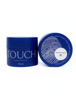 TOUCH Builder liquid 15 - różowo-czerwony mocny żel o płynnej koncystencji, 15 ml