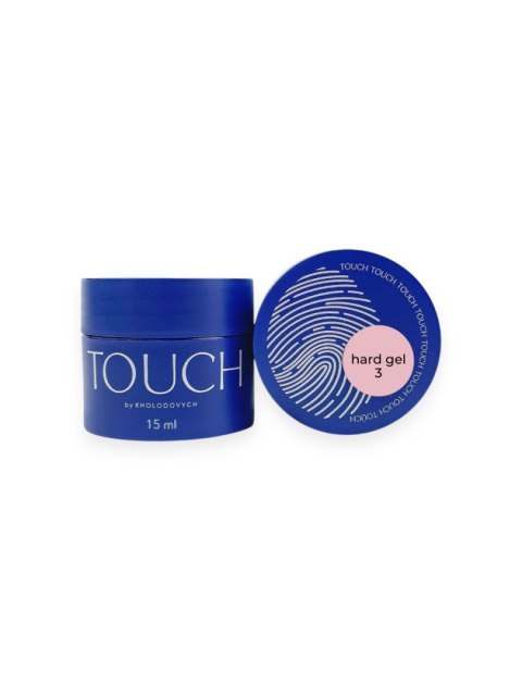 TOUCH Hard gel 03 - różowy płynny żel budujący, 15 ml