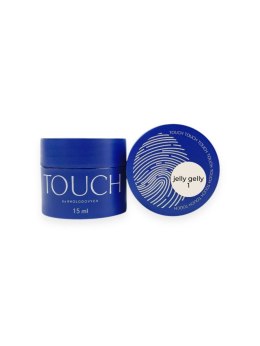 TOUCH Jelly gelly 01 - mleczno-beżowy budujący żel-galaretka, 15 ml