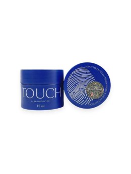 TOUCH Mirage builder liquid 01 - odblaskowy biało-srebrny żel o płynnej konsystencji, 15 ml