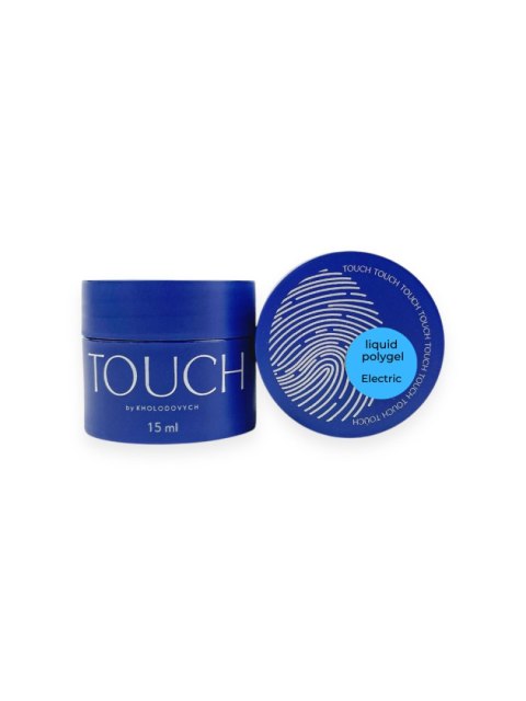 TOUCH Neon Liquid polygel Electric - niebieski płynny akrylożel, 15 ml