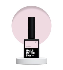 NAILSOFTHEDAY Bottle gel 17 - delikatny różowy żel do wzmocnienia i naprawy, 10 ml