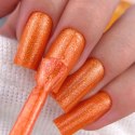 NAILSOFTHEDAY Color of the month January 2025 Vitamin C - jaskrawopomarańczowy lakier hybrydowy z delikatną drobinką , 10 ml