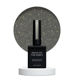 NAILSOFTHEDAY Reflective top Shimmer - top ze złotą drobinką odblaskową bez lepkiej warstwy, 10 ml