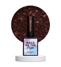 NAILSOFTHENIGHT Negroni - czerwony lakier hybrydowy z odblaskową drobinką, 10 ml