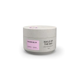 NAILSOFTHEDAY Builder gel 04 - różowy żel budujący, 15 ml