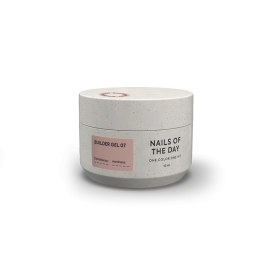 NAILSOFTHEDAY Builder gel 07 - nudowo-karmelowy żel budujący, 15 ml