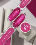NAILSOFTHEDAY Color of the month June 2025 Cherry Kiss - intensywny różowy lakier hybrydowy z efektem „kociego oka", 10 ml NAILSOFTHEDAY Color of the month June 2025 Cherry Kiss - intensywny różowy lakier hybrydowy z efektem „kociego oka", 10 ml