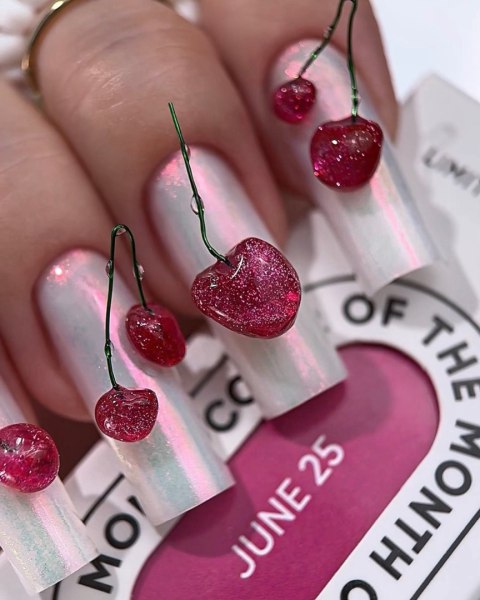 NAILSOFTHEDAY Color of the month June 2025 Cherry Kiss - intensywny różowy lakier hybrydowy z efektem „kociego oka", 10 ml NAILSOFTHEDAY Color of the month June 2025 Cherry Kiss - intensywny różowy lakier hybrydowy z efektem „kociego oka", 10 ml