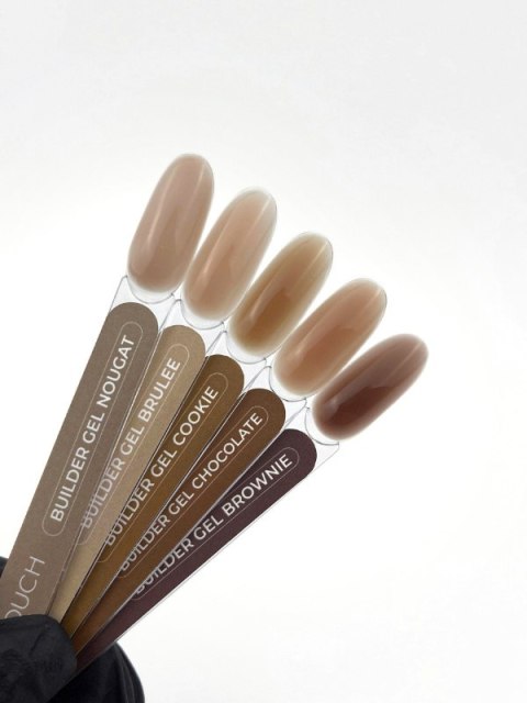 TOUCH Builder Gel Cookie - żel budujący w odcieniu karmelowego beżu, 30 ml TOUCH Builder Gel Cookie - żel budujący w odcieniu karmelowego beżu, 30 ml