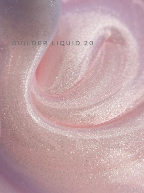 TOUCH Builder liquid 20 - mlecznoróżowy mocny żel z drobinką o płynnej koncystencji, 15 ml TOUCH Builder liquid 20 - mlecznoróżowy mocny żel z drobinką o płynnej koncystencji, 15 ml