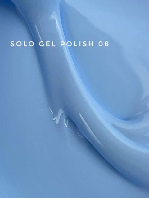 TOUCH Solo Gel Polish 08 - jednofazowy lakier hybrydowy 3w1, jasnoniebieski, 9 ml