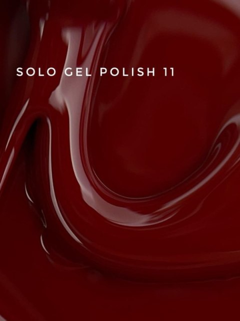 TOUCH Solo Gel Polish 11 - jednofazowy lakier hybrydowy 3w1, ciemno-czerwony, 9 ml TOUCH Solo Gel Polish 11 - jednofazowy lakier hybrydowy 3w1, ciemno-czerwony, 9 ml