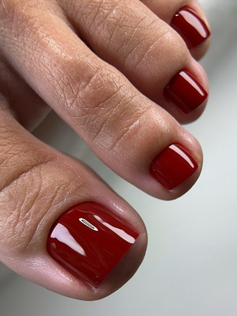 TOUCH Solo Gel Polish 11 - jednofazowy lakier hybrydowy 3w1, ciemno-czerwony, 9 ml TOUCH Solo Gel Polish 11 - jednofazowy lakier hybrydowy 3w1, ciemno-czerwony, 9 ml