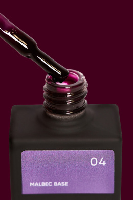 Baza hybrydowa NAILSOFTHEDAY Malbec base 04, 10 ml