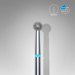 STALEKS frez diamentowy do skórek - kulka niebieska 3,5 mm