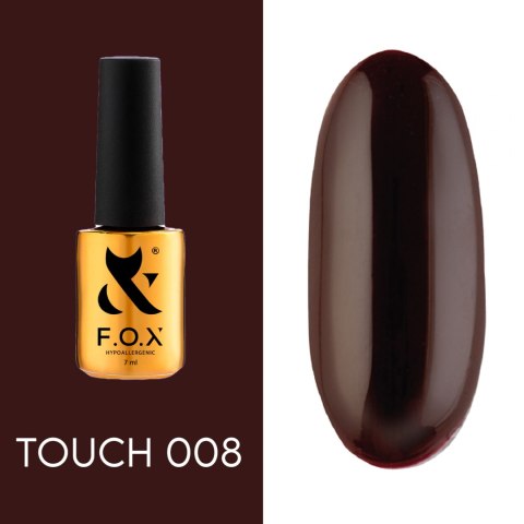 F.O.X Touch 008 - lakier hybrydowy, 7 ml