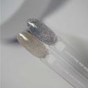 NAILSOFTHEDAY Reflective top Shimmer - top ze złotą drobinką odblaskową bez lepkiej warstwy, 10 ml