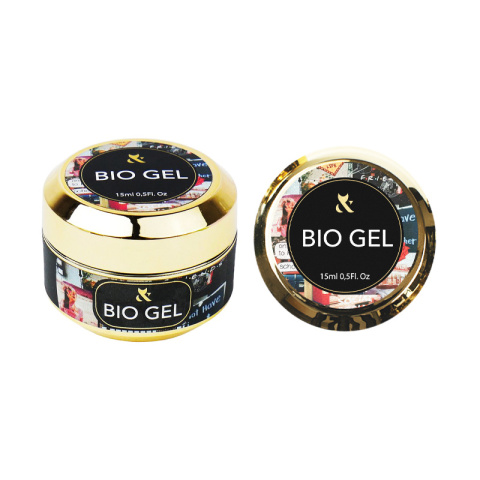 F.O.X Bio gel - żel 3-in-1 (baza+top+żel budujacy) do szybkiego manicure, 15 ml
