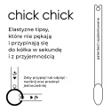 ECO tipsy CHICK CHICK zdejmowane osobno - czarne, 50 szt