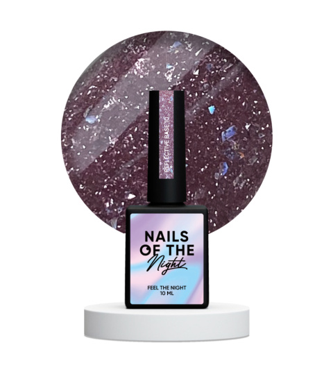 NAILSOFTHENIGHT Reflective base 10 - baza hybrydowa z efektem "flash", 10 ml