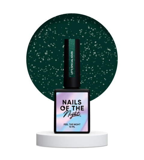 NAILSOFTHENIGHT Let's special Kevin - lakier hybrydowy z drobinką odblaskową, 10 ml