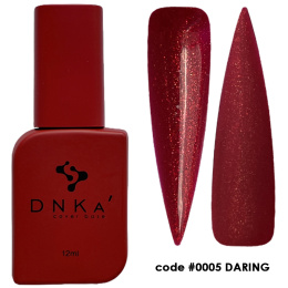 DNKa' Cover Base #0005 Daring - czerwona baza hybrydowa, 12 ml