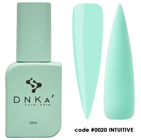 DNKa' Cover Base #0020 Intuitive - miętowa baza hybrydowa, 12 ml