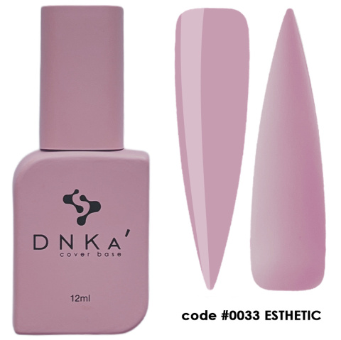 DNKa' Cover Base #0033 Esthetic - różowa baza hybrydowa, 12 ml