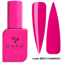 DNKa' Cover Base #0073 Flamingo - neonowa różowa baza hybrydowa, 12 ml